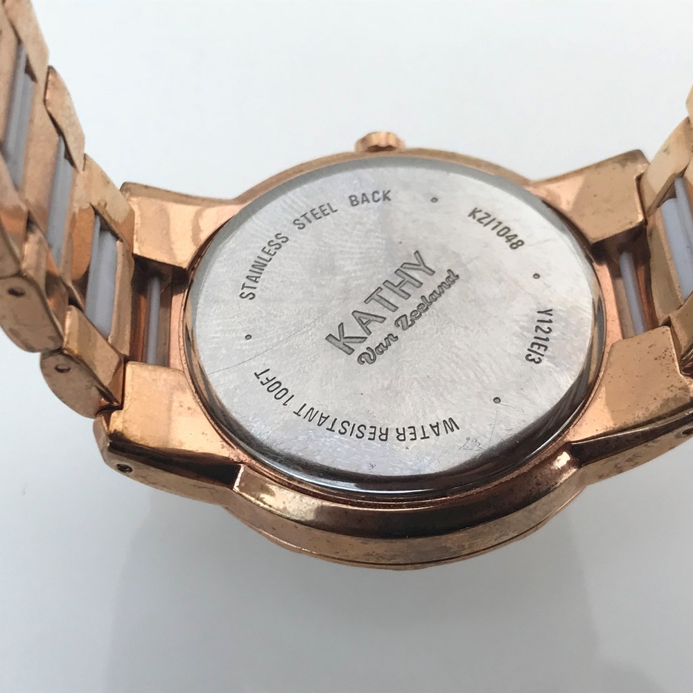 Kathy Van Zeeland Women Watch Bling White Gold - Picture 5 of 8
